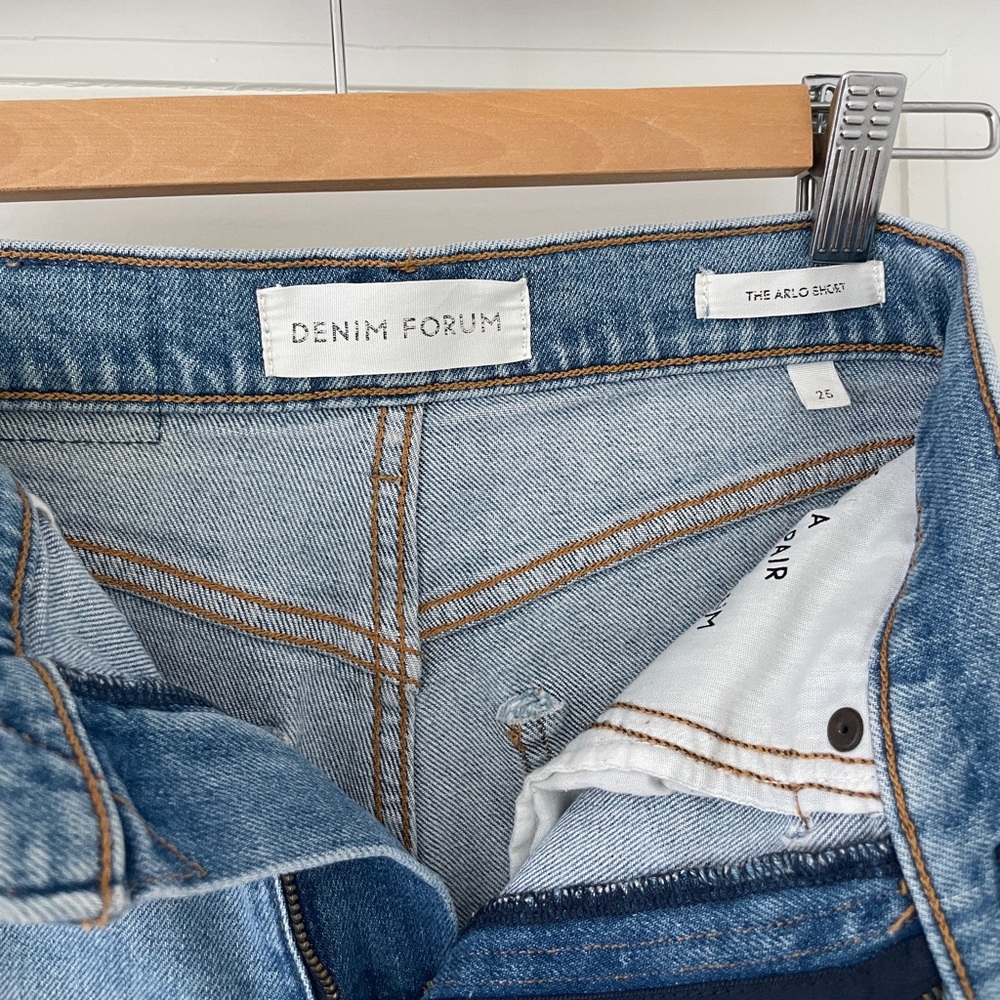 The '50s Arlo Hi Mini Denim Short - Picture 7 of 7